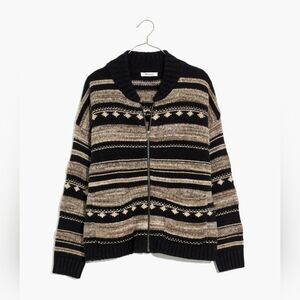 Benshire Bomber Sweater Jacket size xs